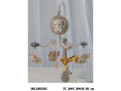 小象遥控床头铃带音乐盒 咖色 3*AAA不包电 遥控器3V CR2025包电_OBL1885203