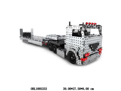 自装金属积木 电动半挂牵引车 2011PCS_OBL1885333