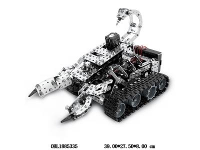 自装金属积木 电动蝎子夹臂车 1034PCS_OBL1885335