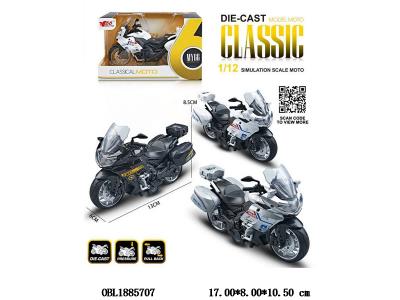 1:12合金回力摩托车 3色混装_OBL1885707