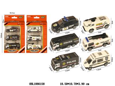3只装滑行警车 6款混装_OBL1886158