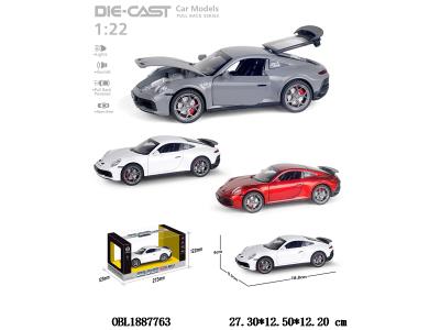 合金回力车带灯光声音 可开门 3*AG13包电 3色混装_OBL1887763
