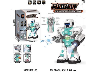 红外线遥控跳舞机器人带灯光 机身3*AA不包电 遥控器2*AA不包电_OBL1889165
