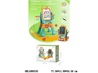 儿童立体绘画板 带投篮 套圈_OBL1889193