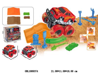 太空沙场景套装配惯性车_OBL1889374