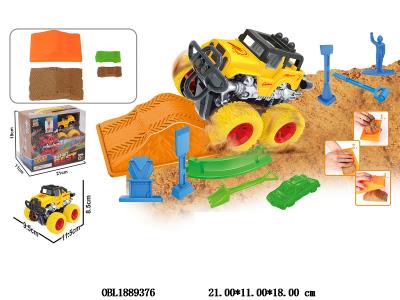 太空沙场景套装配惯性车_OBL1889376