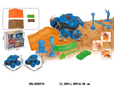 太空沙场景套装配惯性车_OBL1889379