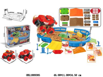 太空沙场景套装配惯性车_OBL1889385