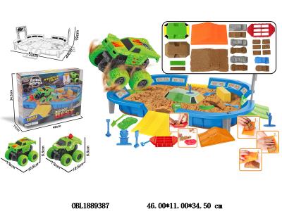 太空沙场景套装配惯性车_OBL1889387