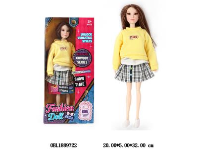 11.5寸实身活动关节芭芘 衣服1款1色_OBL1889722