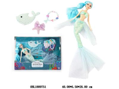 11.5寸实身活动关节美人鱼芭芘套装 衣服1款1色_OBL1889751