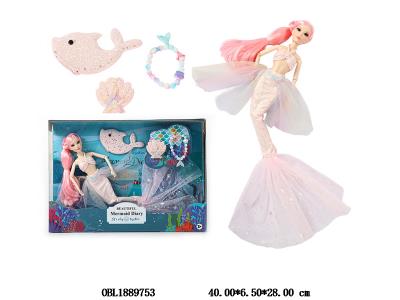 11.5寸实身活动关节美人鱼芭芘套装 衣服1款1色_OBL1889753