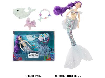 11.5寸实身活动关节美人鱼芭芘套装 衣服1款1色_OBL1889755