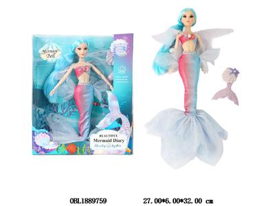 11.5寸实身活动关节美人鱼芭芘套装 衣服1款1色_OBL1889759