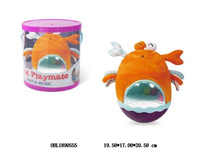 螃蟹不倒翁带音乐 2*AA不包电_OBL1890555