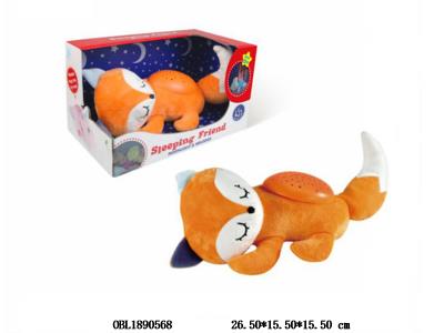 狐狸安抚小夜灯带投影 2*AAA不包电_OBL1890568