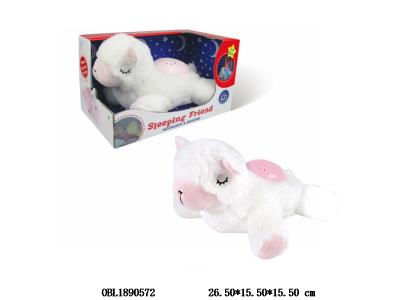 羊驼安抚小夜灯带投影 2*AAA不包电_OBL1890572