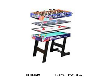 四合一足球/乒乓/冰球/桌球台套装_OBL1890619