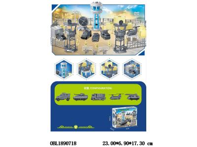 军事场景套装 配5只滑行车仔_OBL1890718