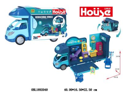 电动房车带灯光音乐 医疗主题场景 3*AA不包电_OBL1892040