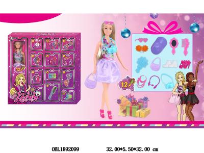 11.5寸实身芭芘惊喜盲盒套装 主体衣服1款1色_OBL1892099