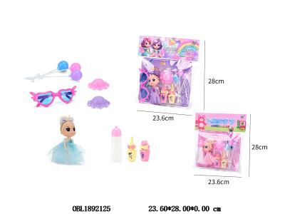 3寸实身芭芘套装 主体衣服1款1色 2款混装_OBL1892125