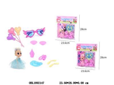 3寸实身小芭芘套装 2款混装_OBL1892147