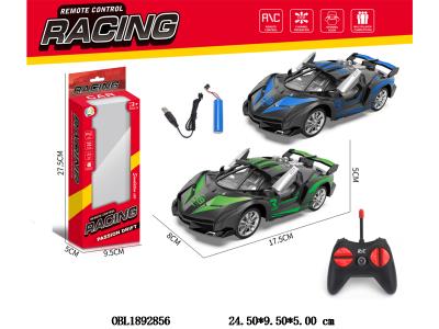 四通遥控越野车 配USB线 车身3.7V锂电池包电 遥控器2*AA不包电 27频率 2色混装_OBL1892856