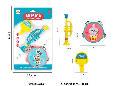 乐器组合套装 铃鼓 哨子 喇叭_OBL1893957