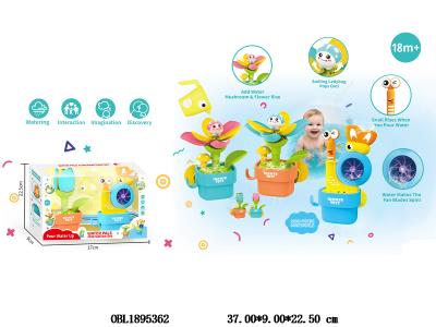 戏水蜗牛/花朵_OBL1895362