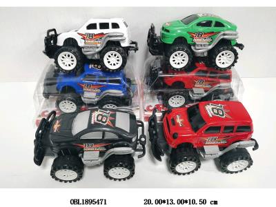 惯性越野军事车 4色混装_OBL1895471