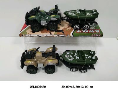 惯性越野军事沙地车 拖军艇 2色混装_OBL1895480
