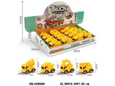 回力工程车 4款混装 16只装一展示盒_OBL1896608