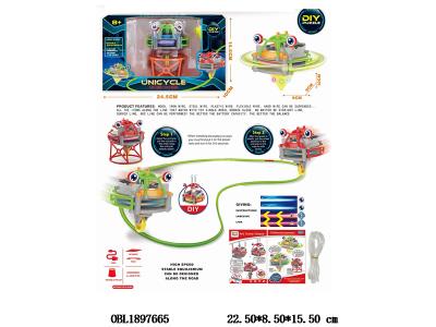英文版不倒翁独轮青蛙 2*AAA不包电_OBL1897665