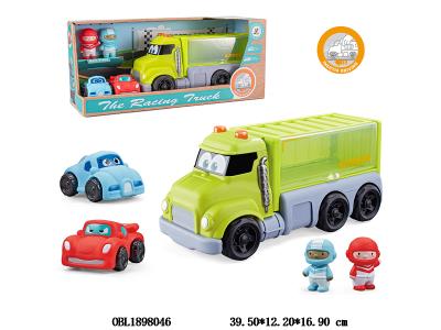 惯性赛车套装 配2只滑行小车_OBL1898046