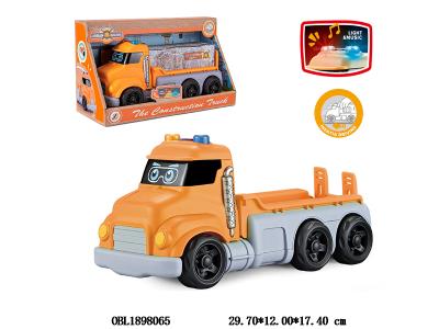 惯性工程运输车带灯光音乐 3*AG13包电_OBL1898065