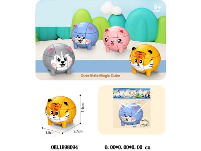 动物魔方 4款混装_OBL1898094