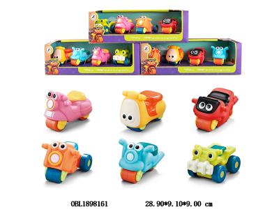 4只装滑行搪胶摩托车 3款混装_OBL1898161