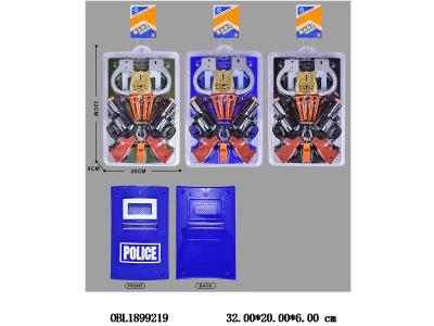 2支装软弹枪警察套装 3色混装_OBL1899219