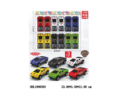 12只装回力警车套装 6色混装_OBL1900393