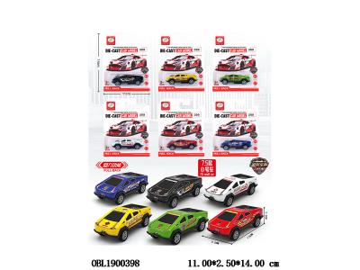 回力警车套装 6色混装_OBL1900398