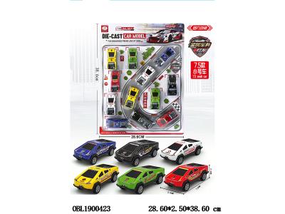12只装回力警车套装 6色混装_OBL1900423