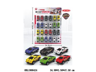 24只装回力警车套装 6色混装_OBL1900424