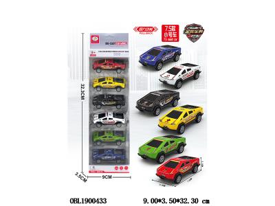 6只装回力警车套装 6色混装_OBL1900433