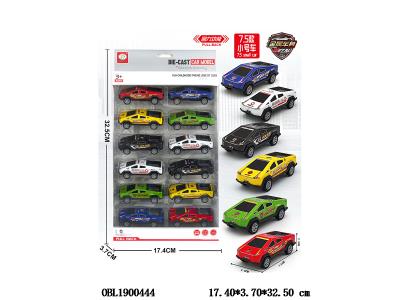 12只装回力警车套装 6色混装_OBL1900444