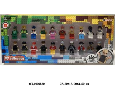 益智积木 20只装公仔 206PCS_OBL1900530