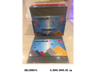 益智积木 32*32大底板 36小袋装1展示盒 多色混装_OBL1900574