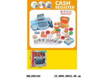 收银机套装带灯光声音 2*AA不包电_OBL1901184