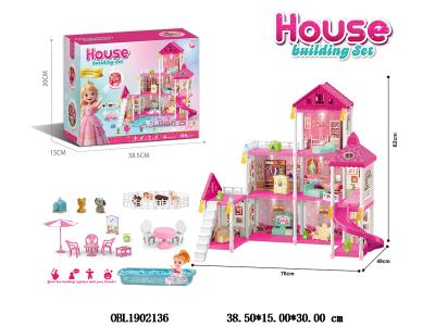 别墅套装 带灯光_OBL1902136