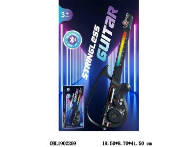 黑色蓝牙版多功能吉他 18650锂电池包电_OBL1902269